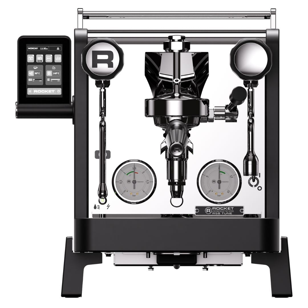 Rocket R58 Tune Matte Black groupe E61 et Communication Pod - Coffee Coaching Club 2