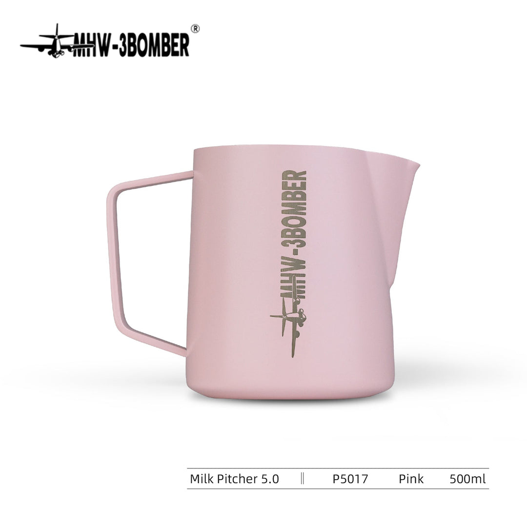 MHW-3BOMBER Jarra de Leche 5.0 Sakura Pink 600 ml - Coffee Coaching Club