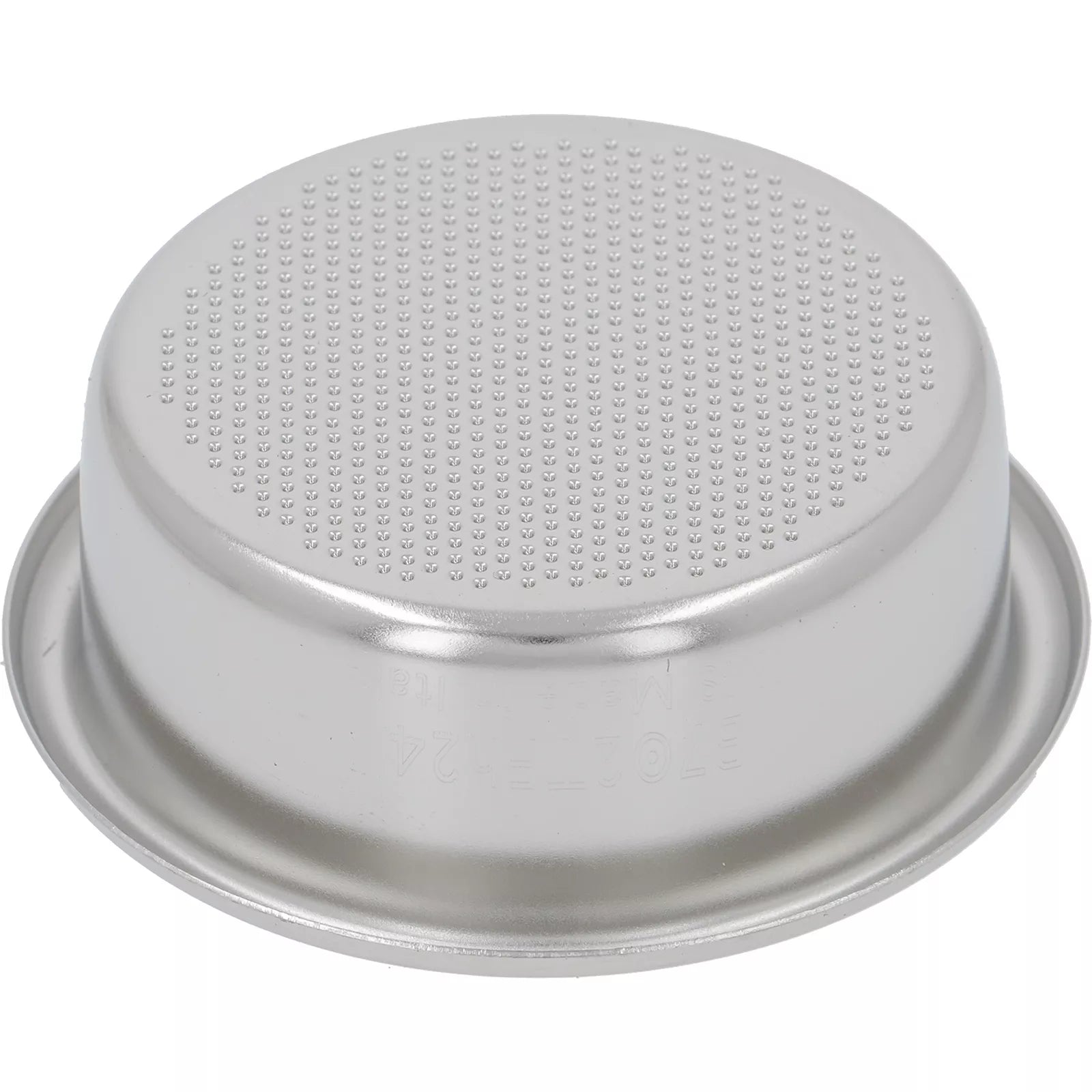 E&B-LAB IMS Panier de précision 2T 16/18 g H24 – panier filtrant vu de l'extérieur avec bord sans rebord