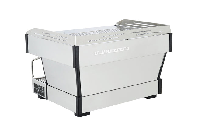 La Marzocco Linea PB X AV 2 grupos – elementos de diseño blancos – Coffee Coaching Club 3