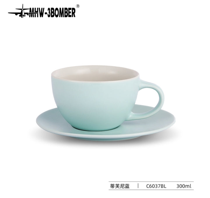 MHW-3BOMBER Mars series coffee ceramic cup 300 ml Tiffany blue – Coffee Coaching Club