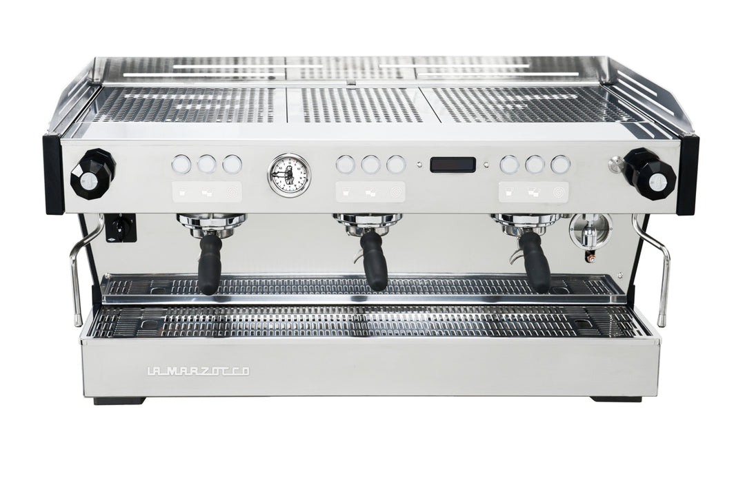 La Marzocco Linea PB X AV 3 groupes – vue latérale – Coffee Coaching Club 2