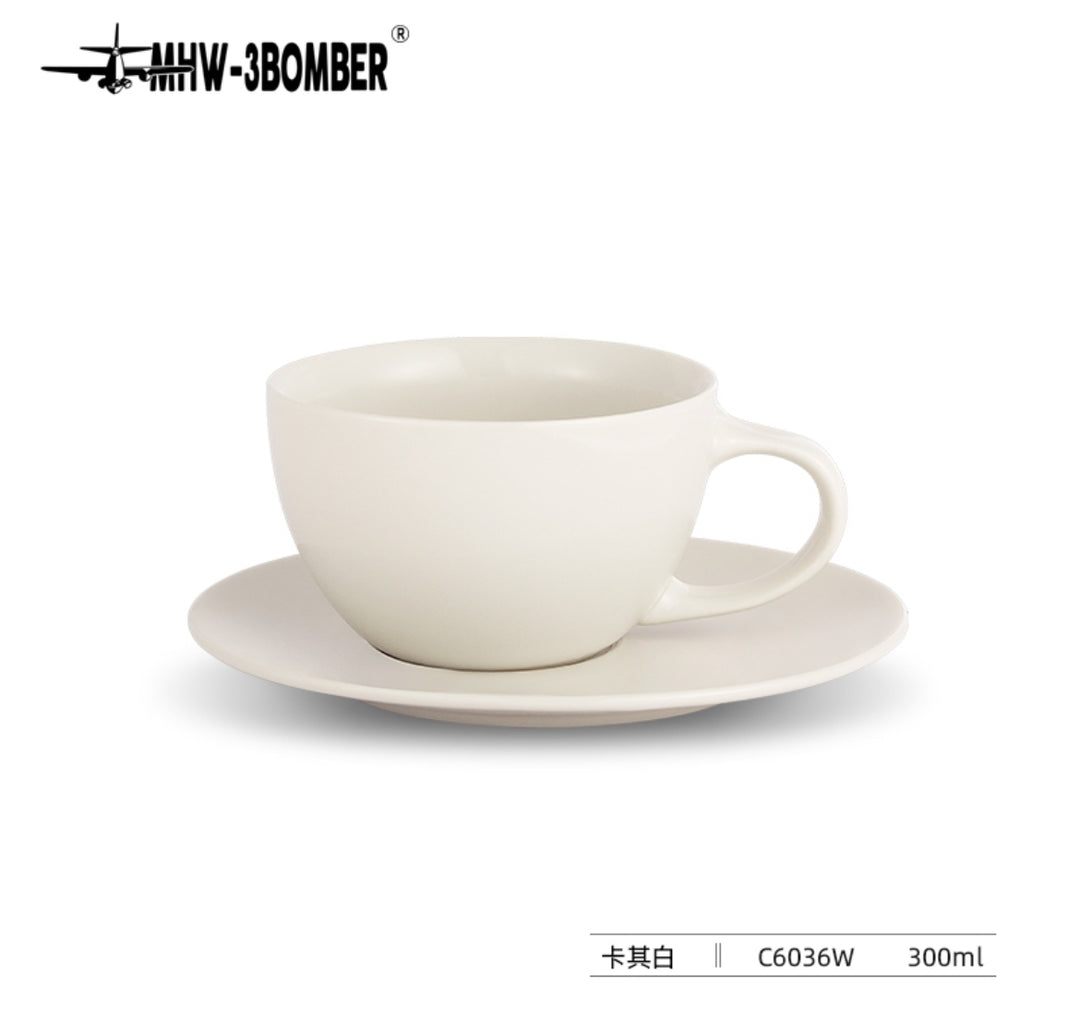 MHW-3BOMBER Mars series coffee ceramic cup 300 ml white – Coffee Coaching Club