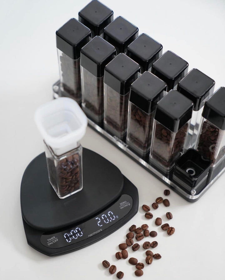 Normcore bean tubes 12-piece set polycarbonate – Coffee Coaching Club 7