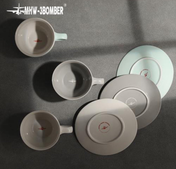 MHW-3BOMBER Mars series coffee ceramic cup 300 ml grey – Coffee Coaching Club