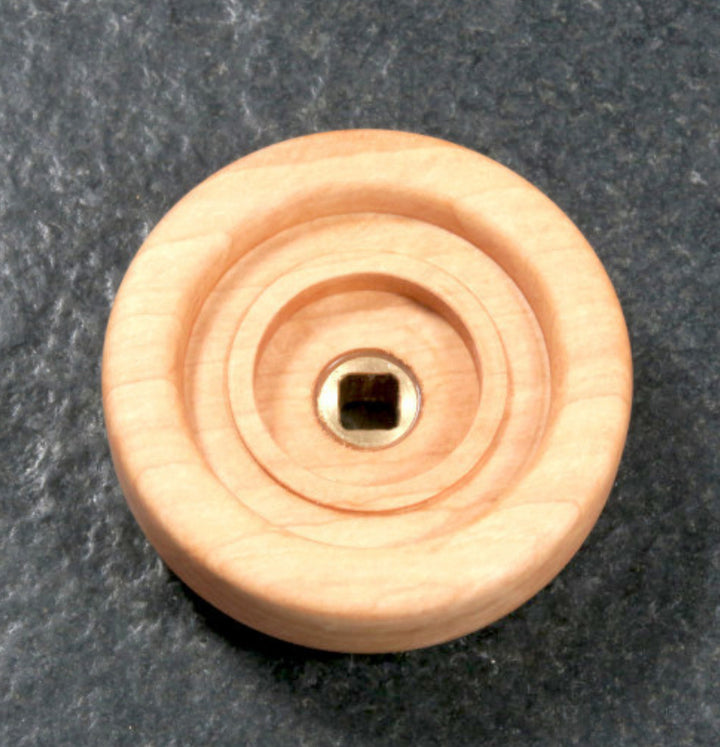 Rocket wooden rotary handle chestnut for steam and water – Coffee Coaching Club 1