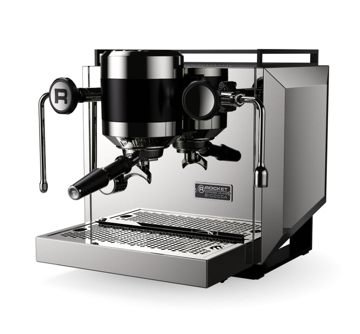 Rocket Bicocca Dualboiler-Espressomaschine in Chrom – Coffee Coaching Club 1