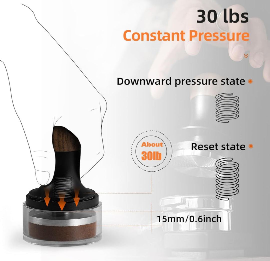 MMHW-3BOMBER Tamper para Espresso Flash 51 mm: perfecto para extracciones constantes y precisas - Coffee Coaching Club