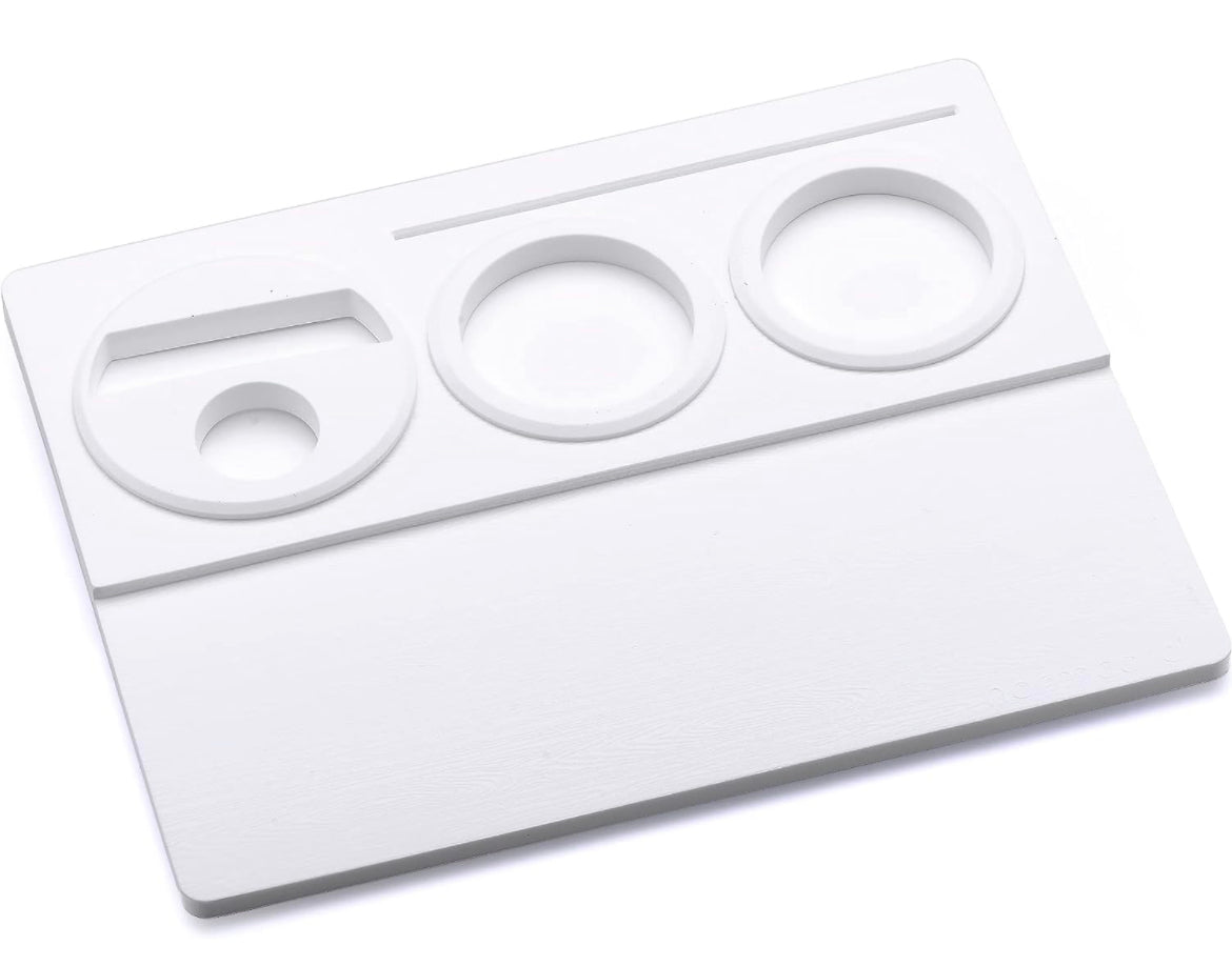 Normcore Tamping Mat V2 white silicone – Coffee Coaching Club 1