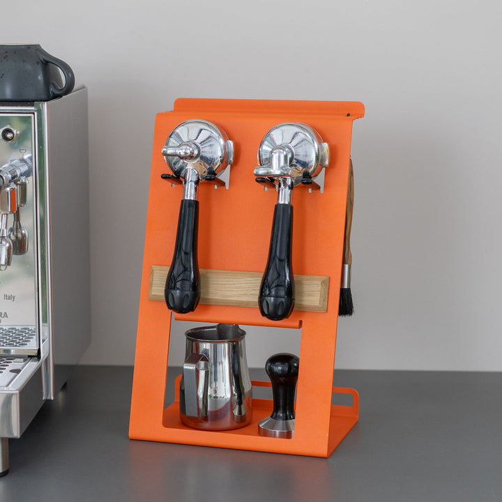 Flate - station with portafilter holder for barista accessories - Coffee Coaching Club GmbH