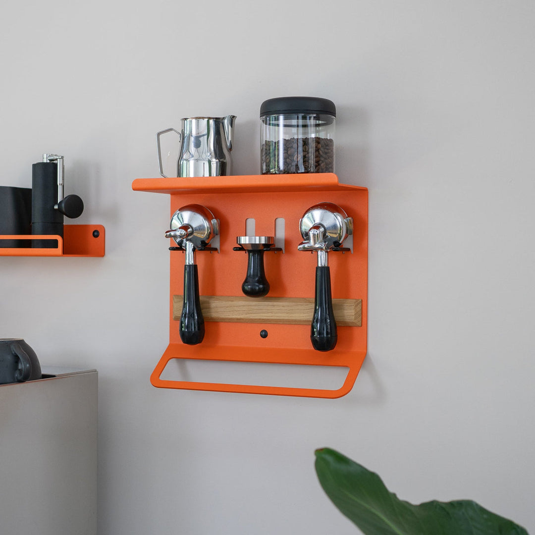Flate - Board mit Siebträgerhalter für Barista Zubehör - Coffee Coaching Club GmbH