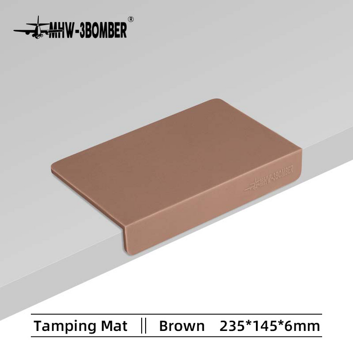 MHW-3BOMBER tamper mat brown - Coffee Coaching Club