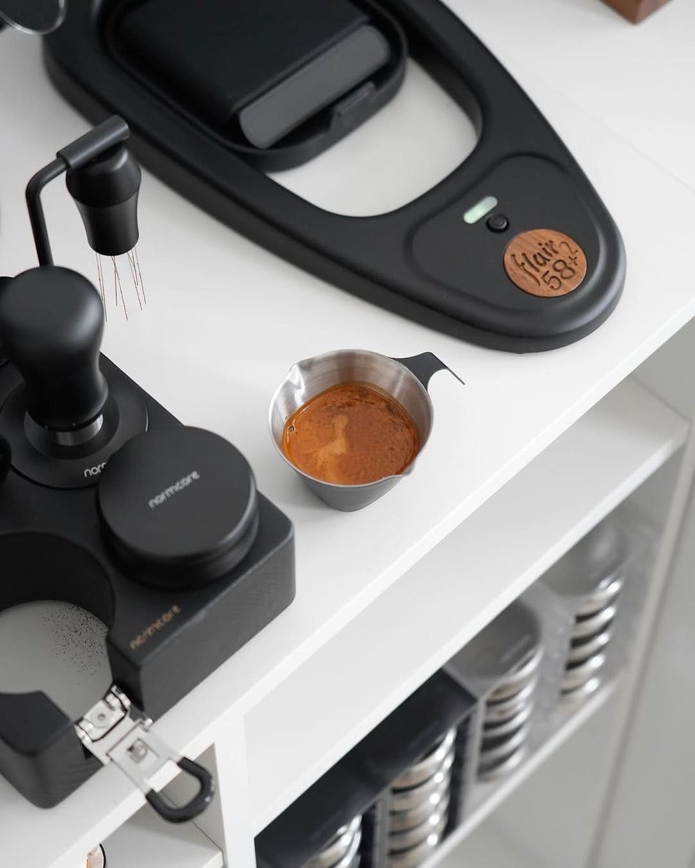 Normcore Compact Tamping Station, top view – Coffee Coaching Club 10