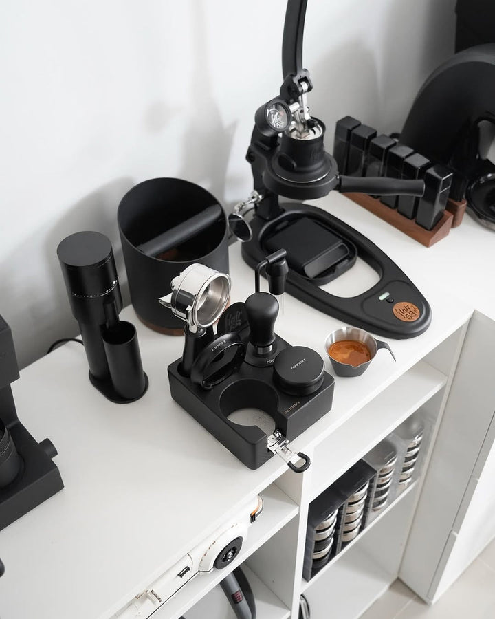 Normcore Compact Tamping Station with accessories – Coffee Coaching Club 9