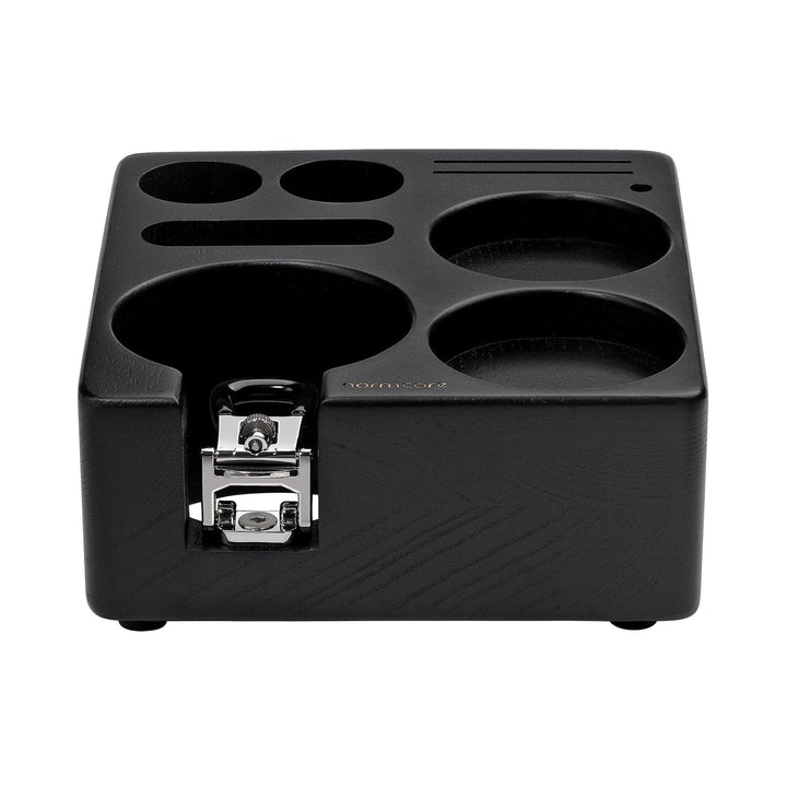 Normcore Compact Tamping Station, puck screen slots – Coffee Coaching Club 3