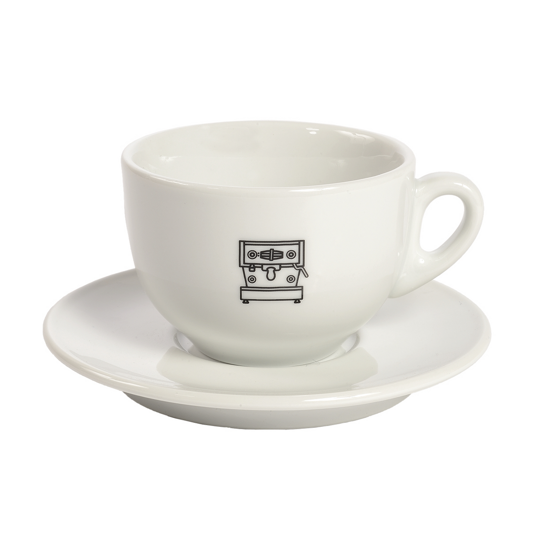 La Marzocco Cappuccinotassen-Set Linea Mini 6 Stück Weiss – Coffee Coaching Club 1