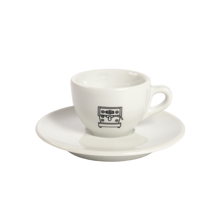 La Marzocco tasses espresso Linea Mini blanc détail – Coffee Coaching Club 2