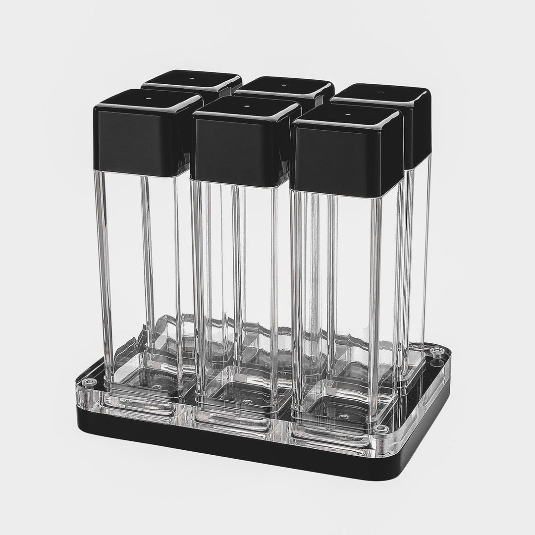Normcore Bohnen-Tuben 6er-Set Polycarbonat mit Ständer – Coffee Coaching Club 1