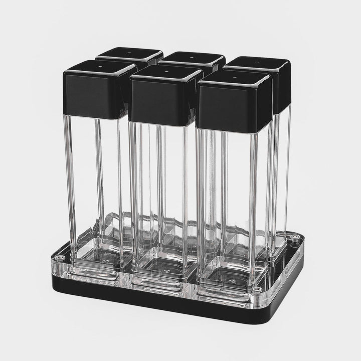 Normcore Bohnen-Tuben 6er-Set Polycarbonat mit Ständer – Coffee Coaching Club 1