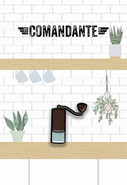 Comandante Pin Esmaltado: Mostra a tua paixão pelo café! - Coffee Coaching Club