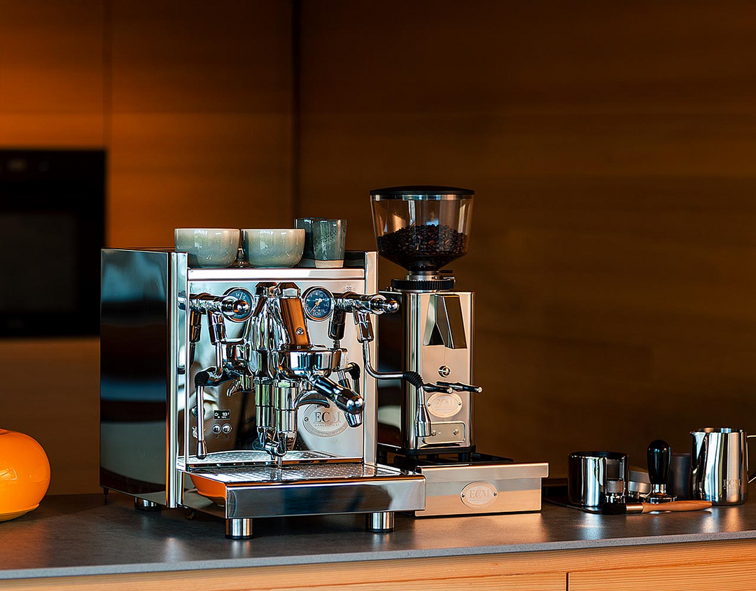 ECM Technika VI E61 brew group – detail – Coffee Coaching Club 2