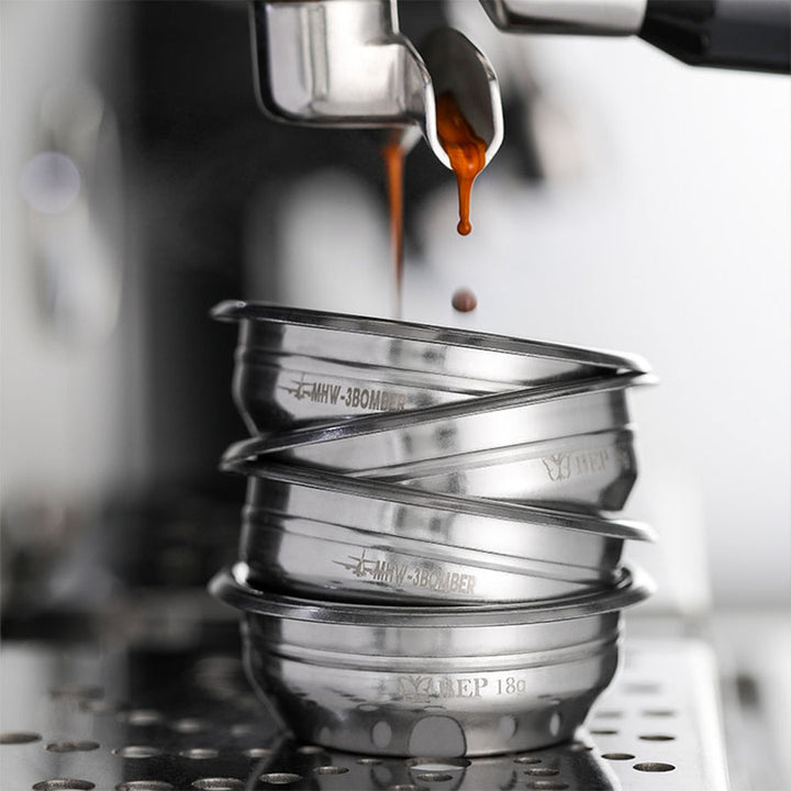 MHW-3BOMBER BEP precision filter basket 58 mm 18 g – Coffee Coaching Club