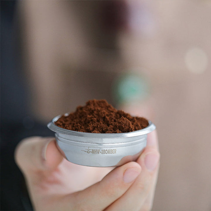 MHW-3BOMBER BEP precision filter basket 58 mm 18 g – Coffee Coaching Club