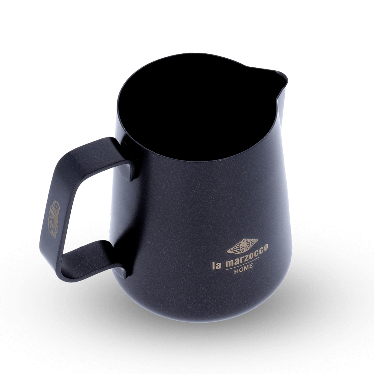 La Marzocco Milch Pitcher 60 cl Schwarz Edelstahl – Coffee Coaching Club 1