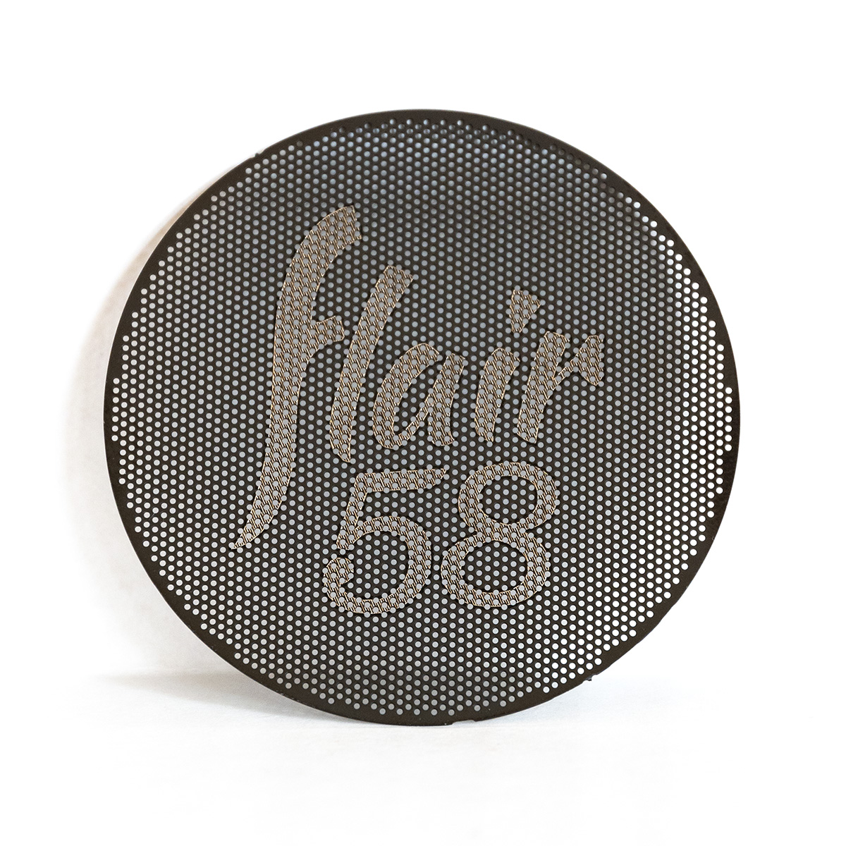 Flair 58 Etched Puck Screen geätztes Puck-Sieb – Coffee Coaching Club 1