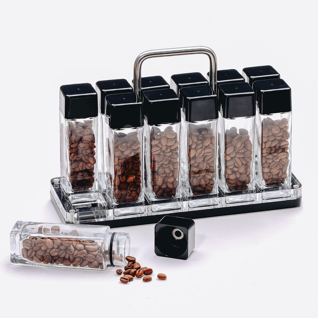 Normcore tubos de grãos de vidro, tampa com válvula de CO2 – Coffee Coaching Club 2