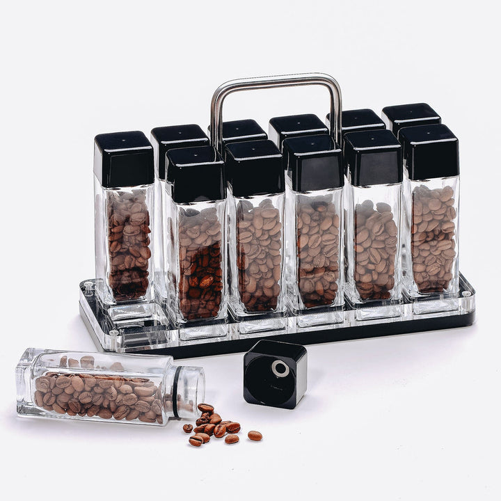 Normcore tubos de grãos de vidro, tampa com válvula de CO2 – Coffee Coaching Club 2