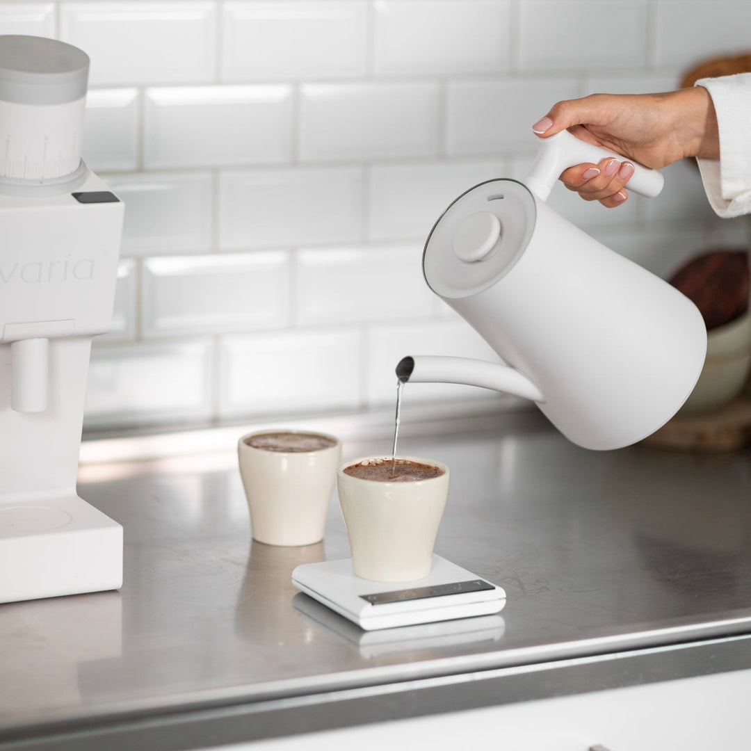 Varia AURA 1.5L Wasserkocher mit Drehrad – Coffee Coaching Club 6