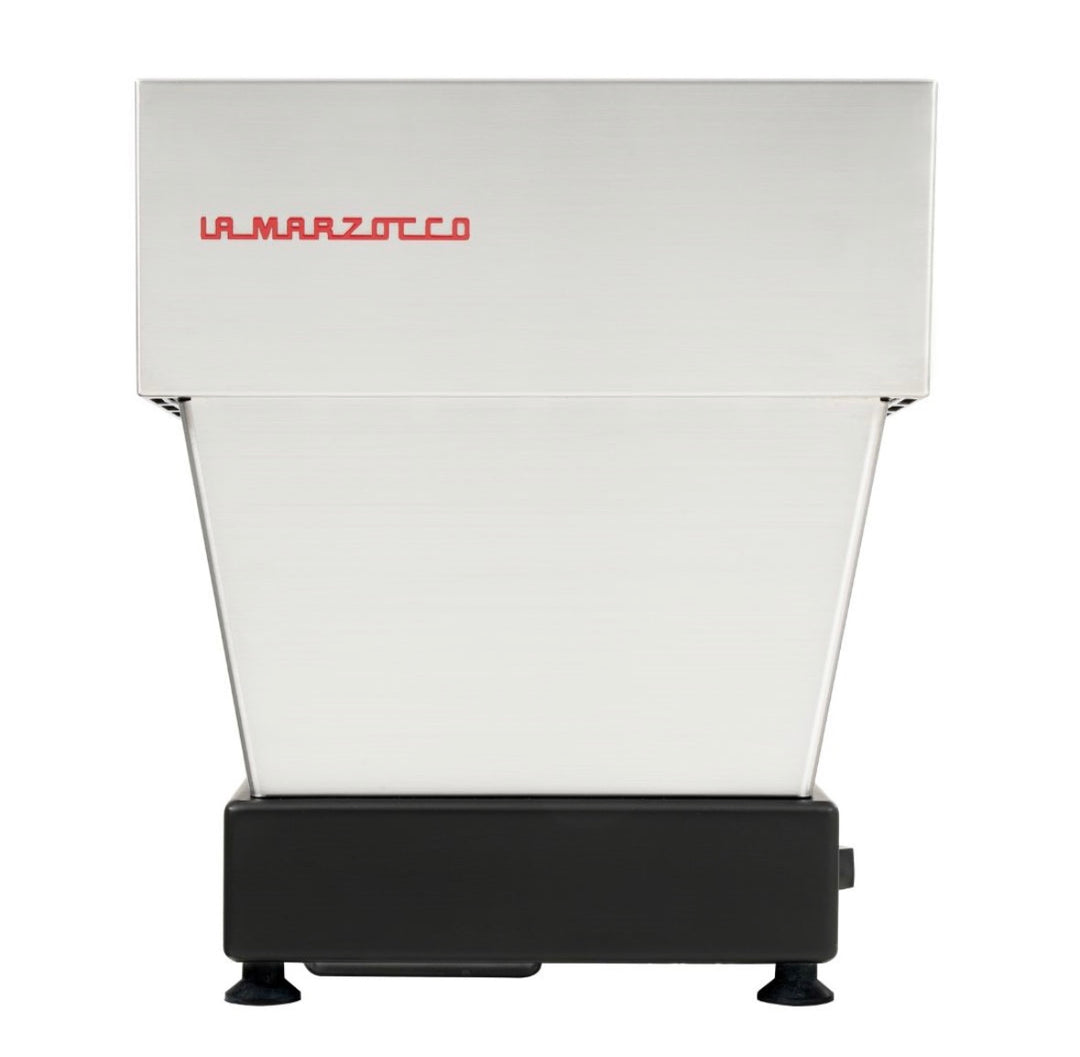 La Marzocco Linea Micra in Weiss – Frontansicht – Coffee Coaching Club