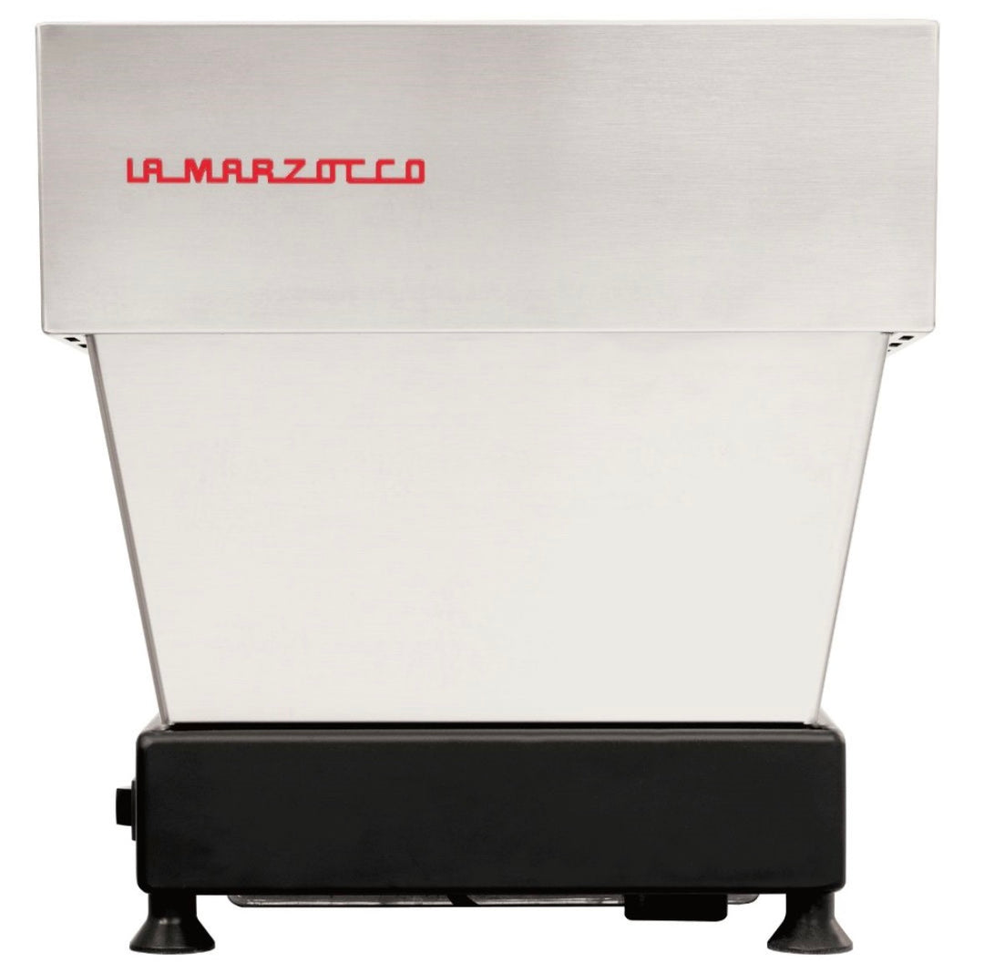 La Marzocco Linea Micra in Brushed Steel – Frontansicht – Coffee Coaching Club