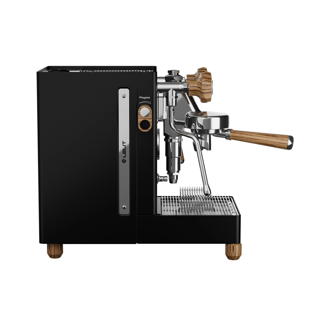 Lelit Mara X3 Schwarz Seitenansicht mit Pagaia-Hebel - Coffee Coaching Club 8
