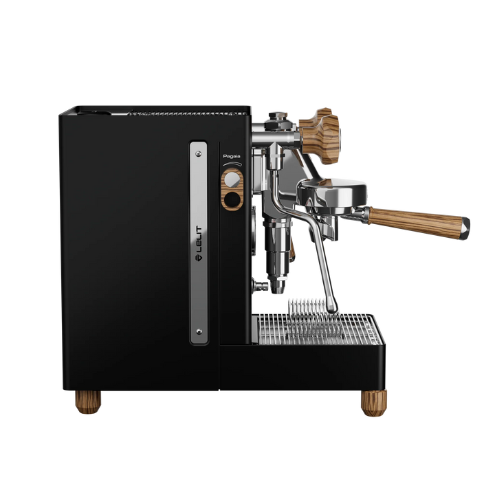 Lelit Mara X3 Schwarz Seitenansicht mit Pagaia-Hebel - Coffee Coaching Club 8