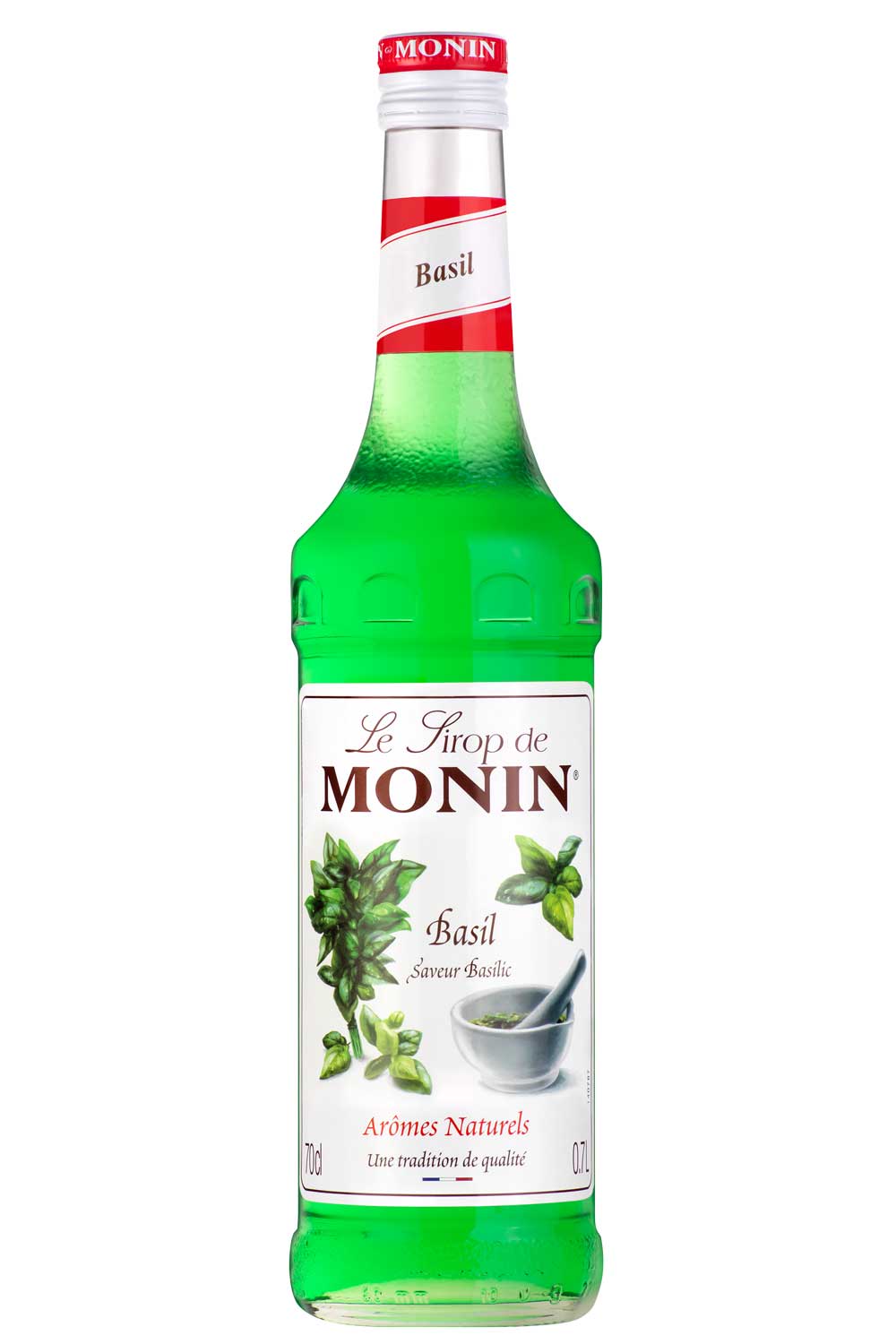 MONIN Sciroppo Basilico – Aroma di erbe speziato e fresco per cocktail e limonata - Coffee Coaching Club