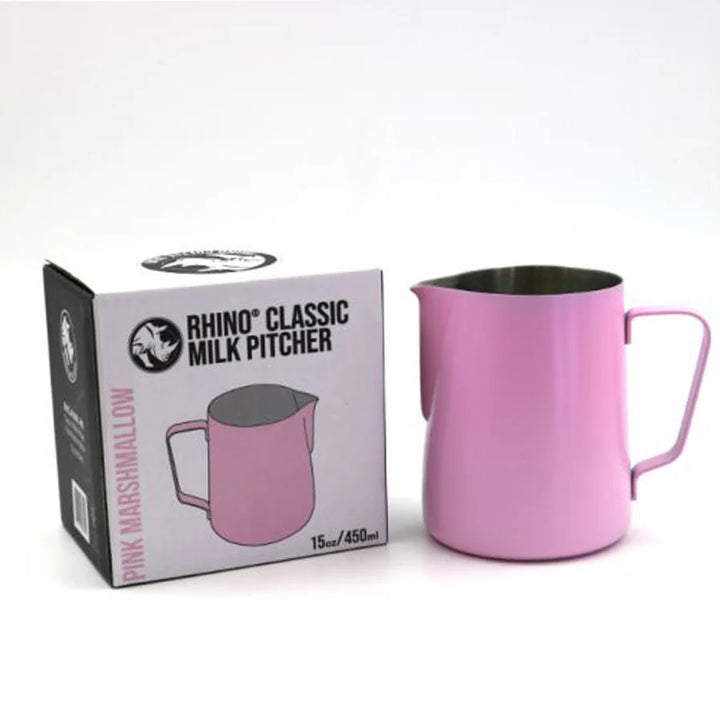 Rhino Classic Milchkännchen Pink Marshmallow 450 ml – Coffee Coaching Club 4