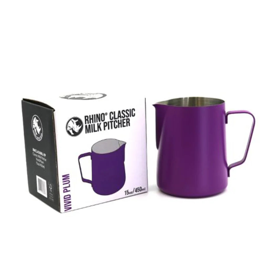 Rhino Classic Milchkännchen Vivid Plum 450 ml – Coffee Coaching Club 6