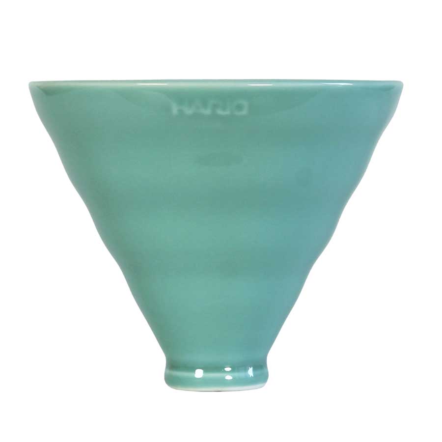 HARIO V60 Switch Match Ceramic Dripper turquoise green - coffee coaching club 