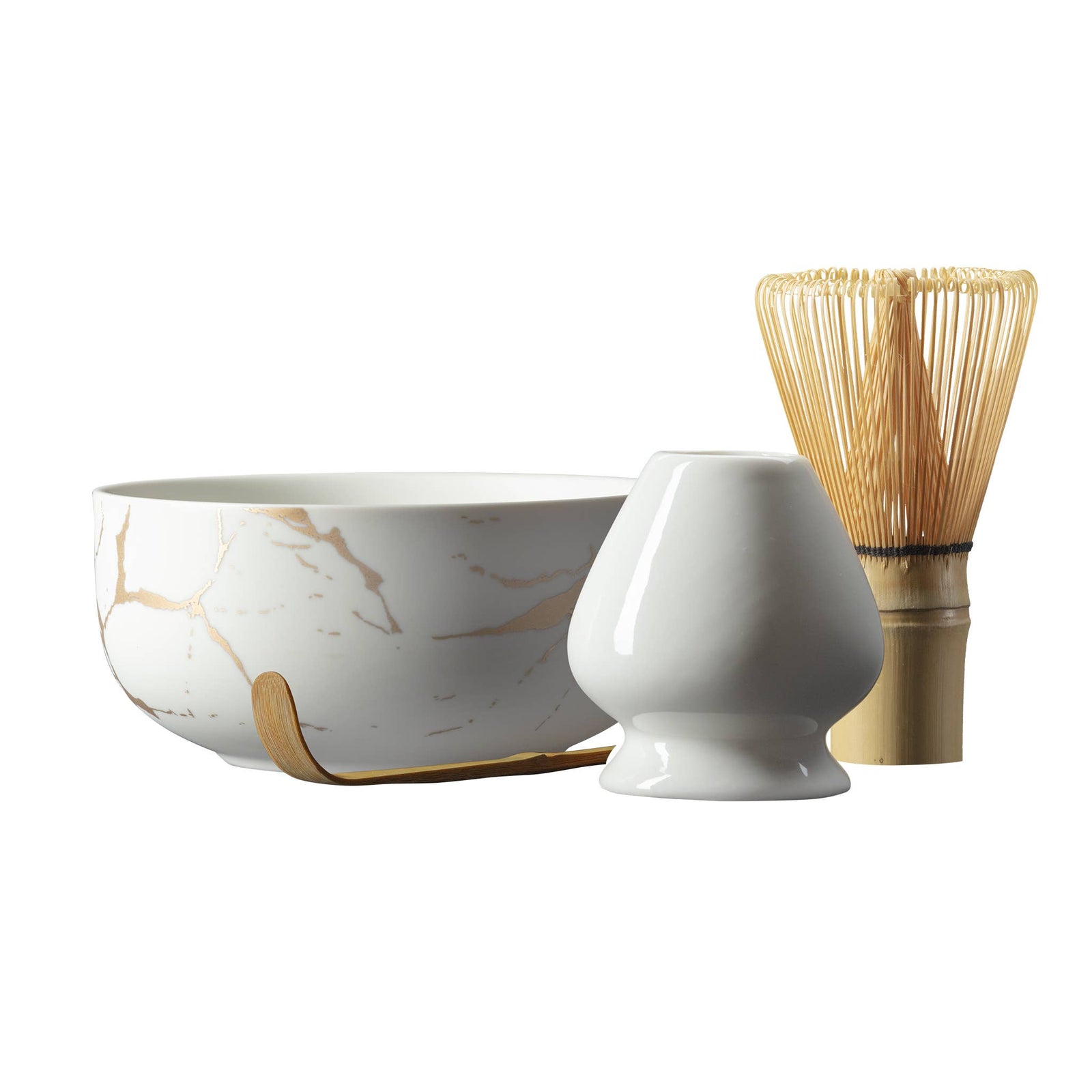 Matcha Magic - GINIRO MATCHA SET Weiss Gold - Coffee Coaching Club GmbH