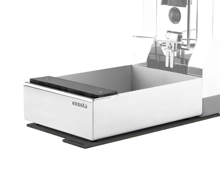 Eurista Abklopfbox Barista Edelstahl – leise Knock Box mit Connector – Coffee Coaching Club