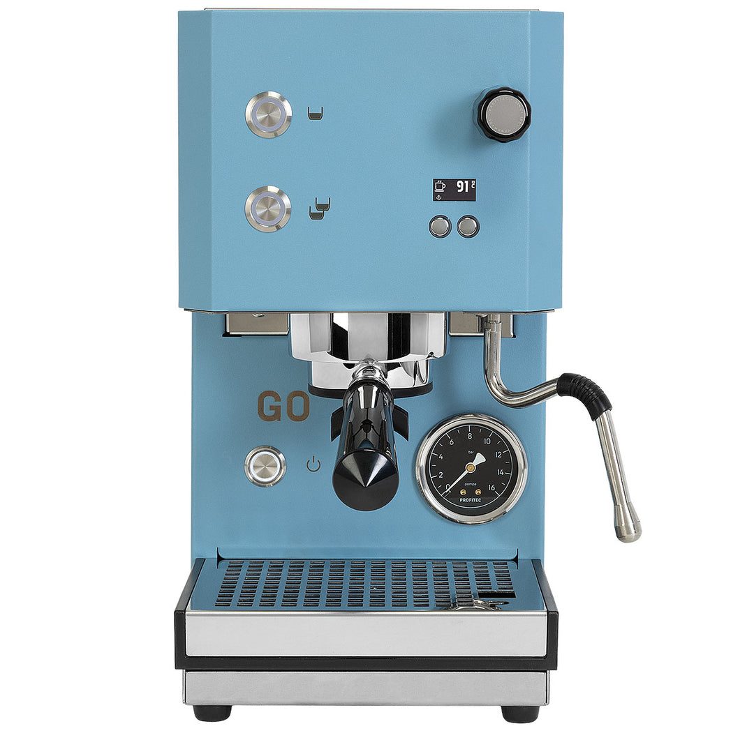 Profitec GO 2.0 monocircuit en bleu clair – Coffee Coaching Club