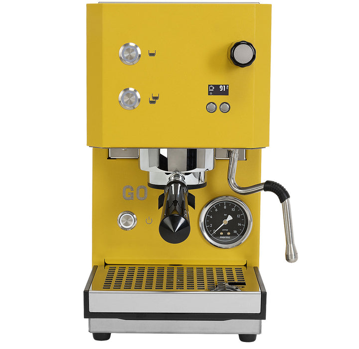 Profitec GO 2.0 monocircuit en jaune – Coffee Coaching Club