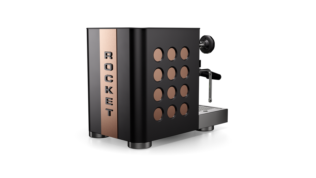 Rocket Appartamento TCA black copper E61 brew group – Coffee Coaching Club 2