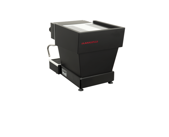 La Marzocco Linea Micra in Schwarz – Frontansicht – Coffee Coaching Club