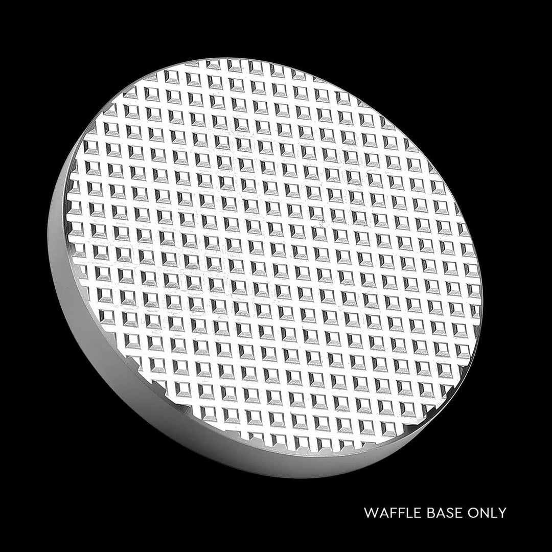 Base de tamper Normcore Waffle 58.5mm en acier inoxydable 304 – Coffee Coaching Club 1