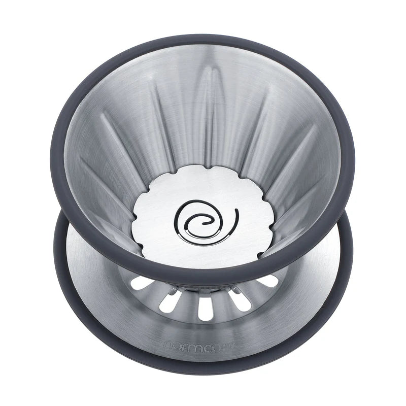 Normcore 2-in-1 Pour-Over Dripper Silber – Coffee Coaching Club 2