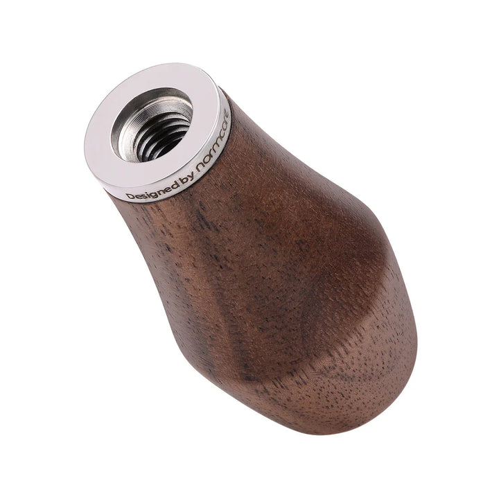 Bouton de levier Normcore E61 en noyer – vue latérale - Coffee Coaching Club 5
