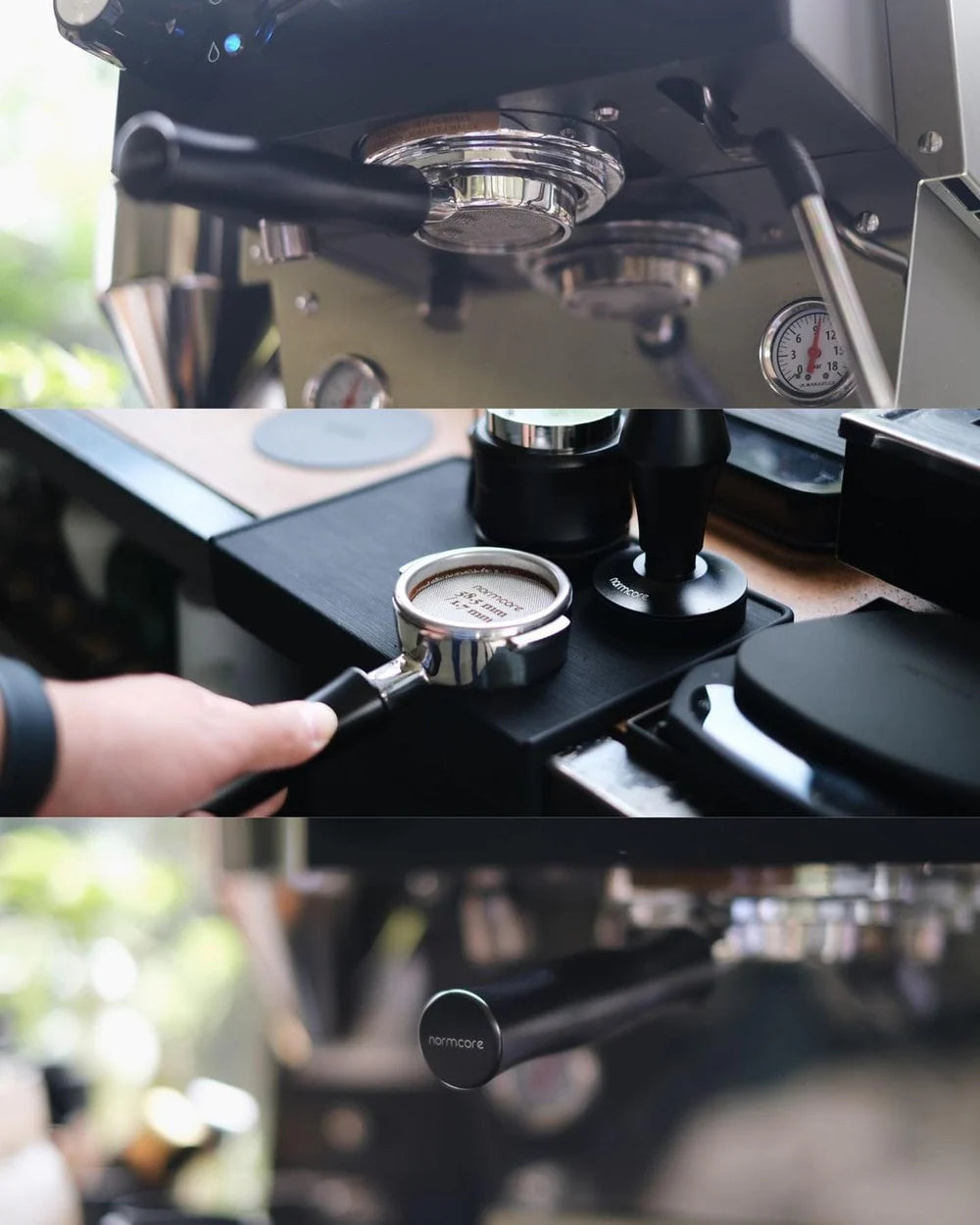Normcore Puck Screen 58.5 mm Detailansicht – Coffee Coaching Club 7